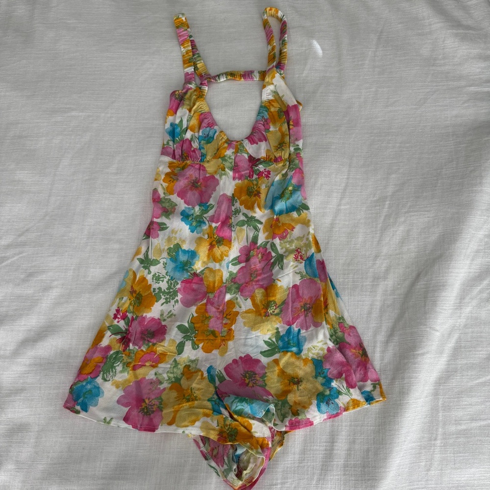 Floral Multicolor Romper